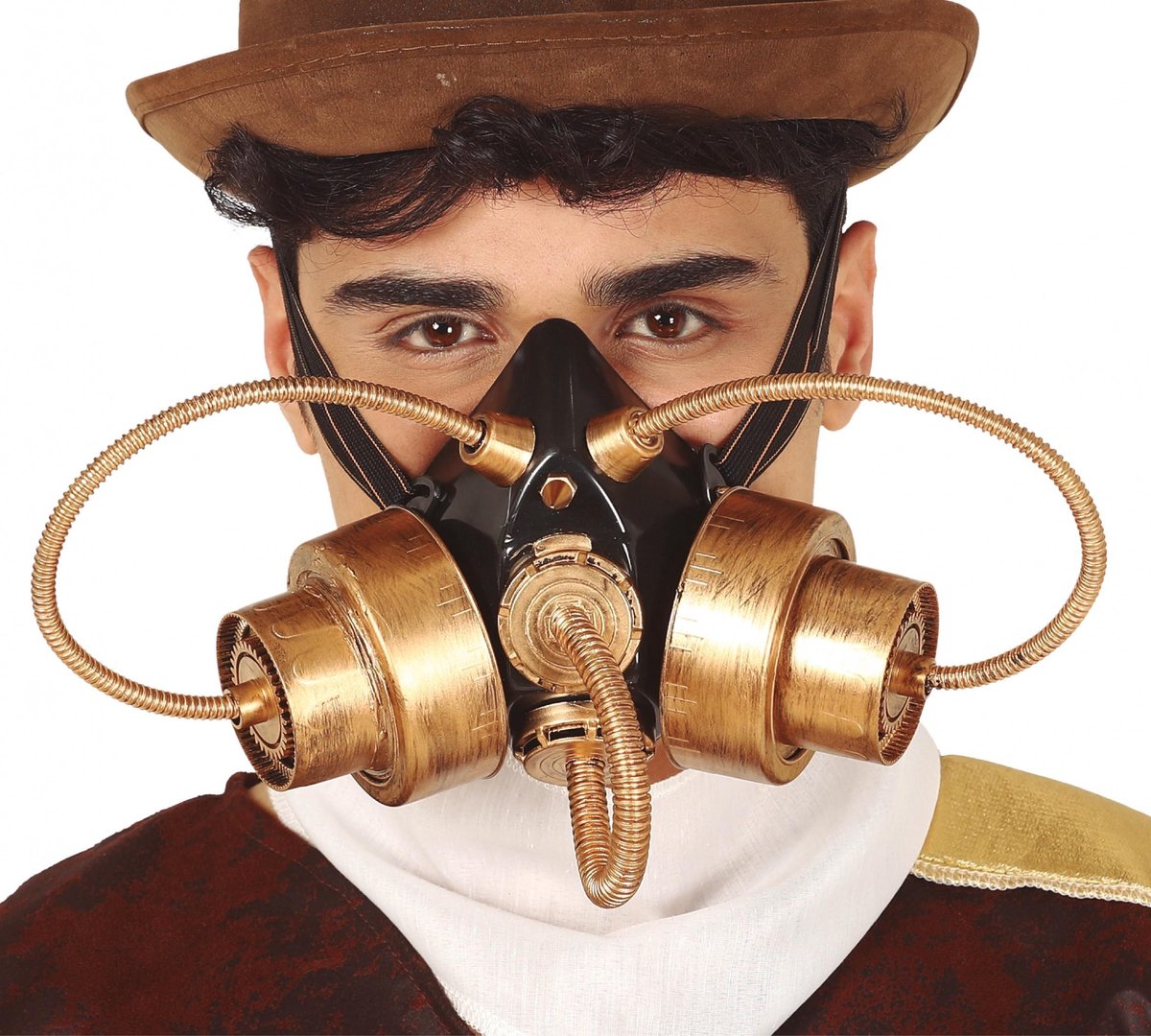 Fiestas Guirca Gasmasker Steampunk Koper