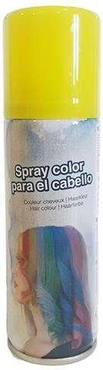 Fiestas Guirca Haarspray Neon 125 Ml Geel