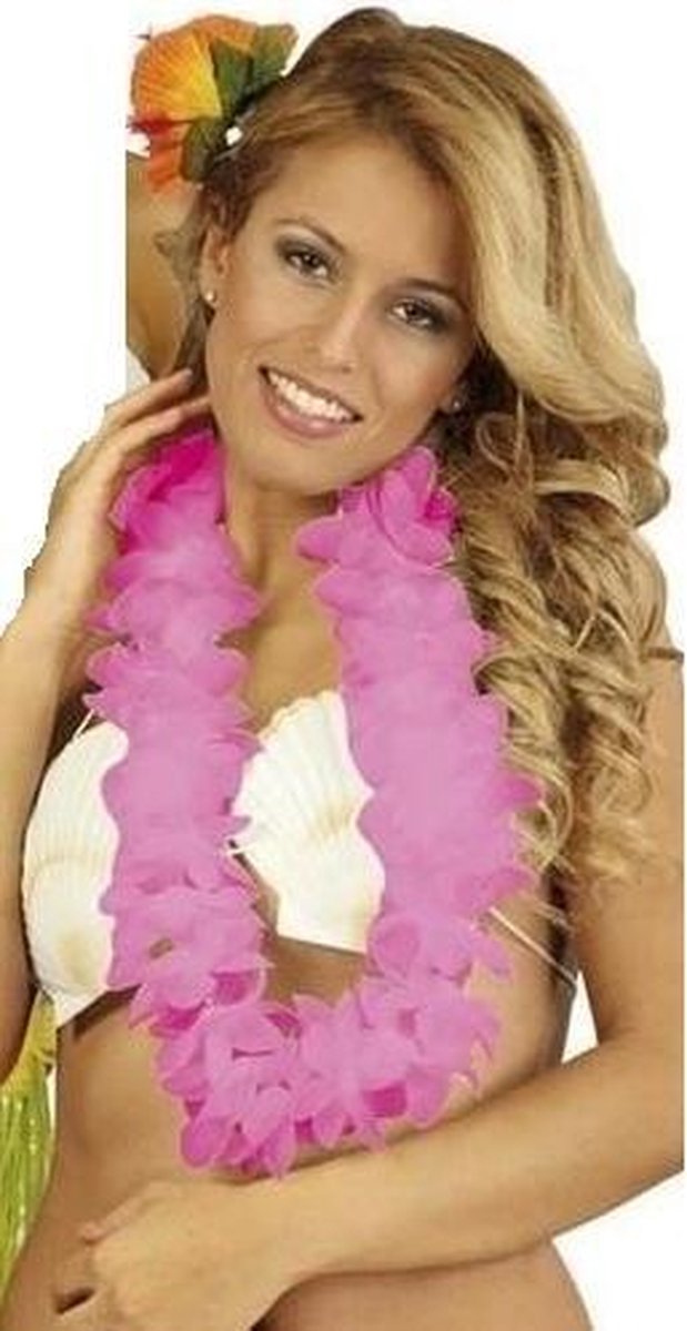 Fiestas Guirca Hawaiikrans Polyester Roze One-size