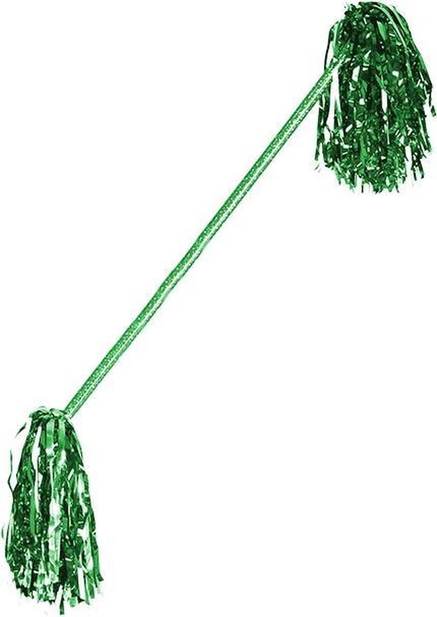 Fiestas Guirca Majorettestok Slingers 60 Cm Groen