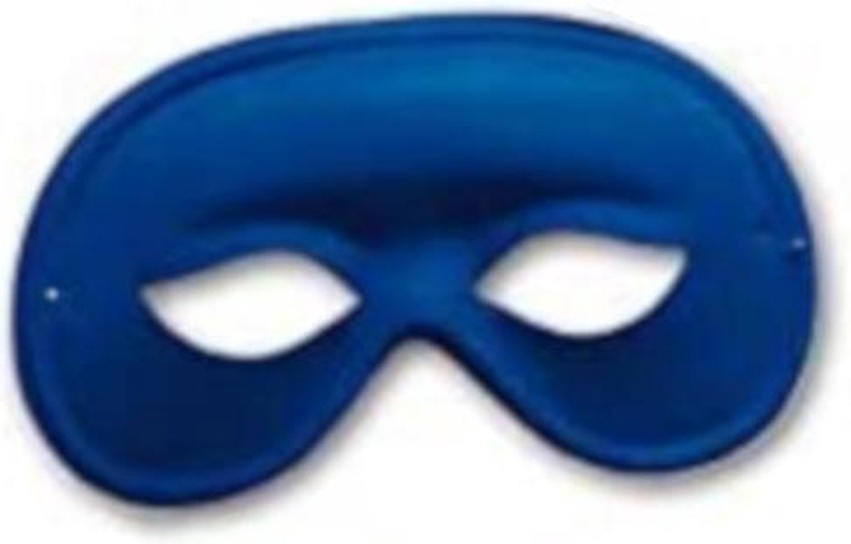 Fiestas Guirca Masker Domino Polyester Blauw One-size