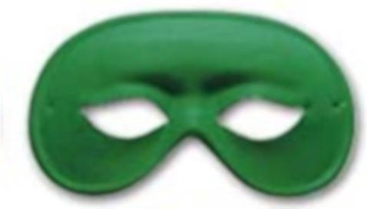 Fiestas Guirca Masker Domino Polyester Groen One-size