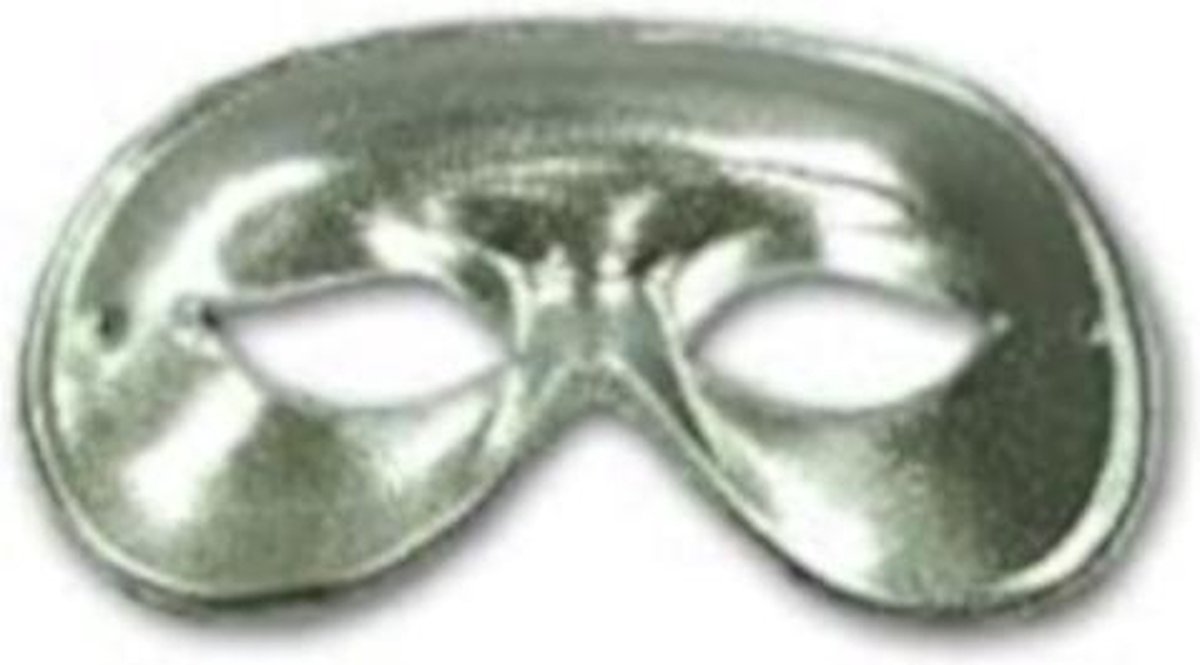 Fiestas Guirca Masker Domino Polyester Zilver One-size