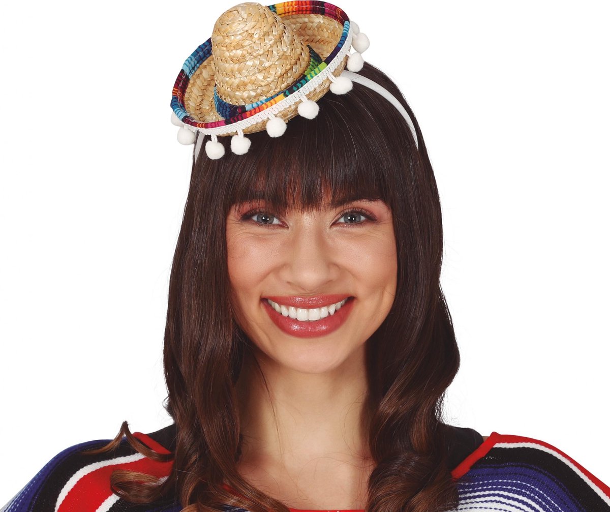 Fiestas Guirca Minihoed Sombrero Dames Polyester Bruin One-size