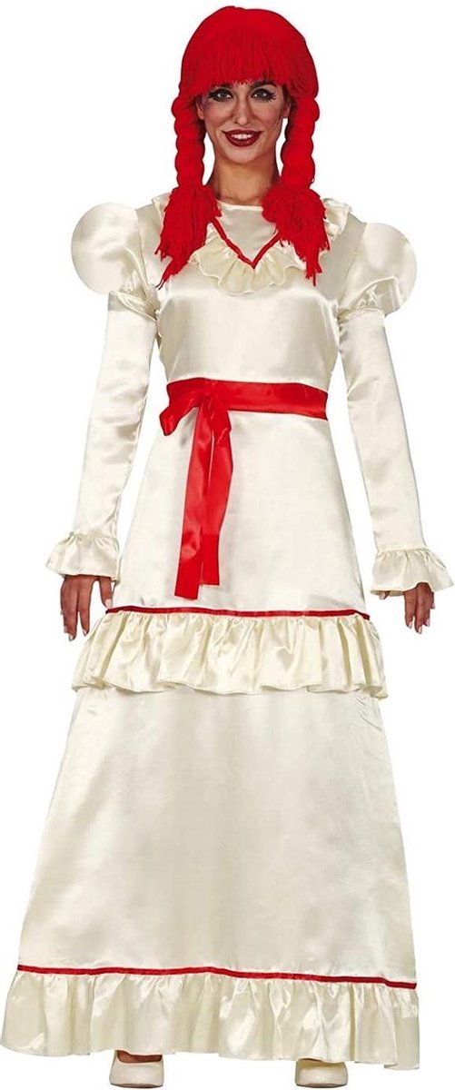 Fiestas Guirca Verkleedjurk Dames Polyester Wit Maat 36/38