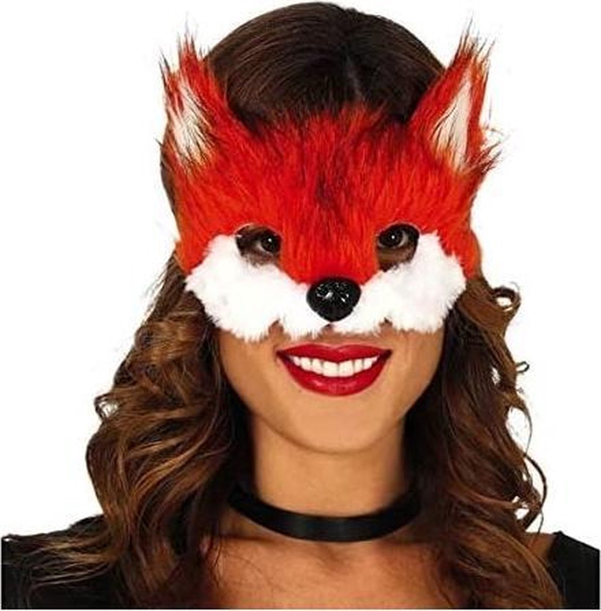 Fiestas Guirca Verkleedmasker Wolf Bruin One-size