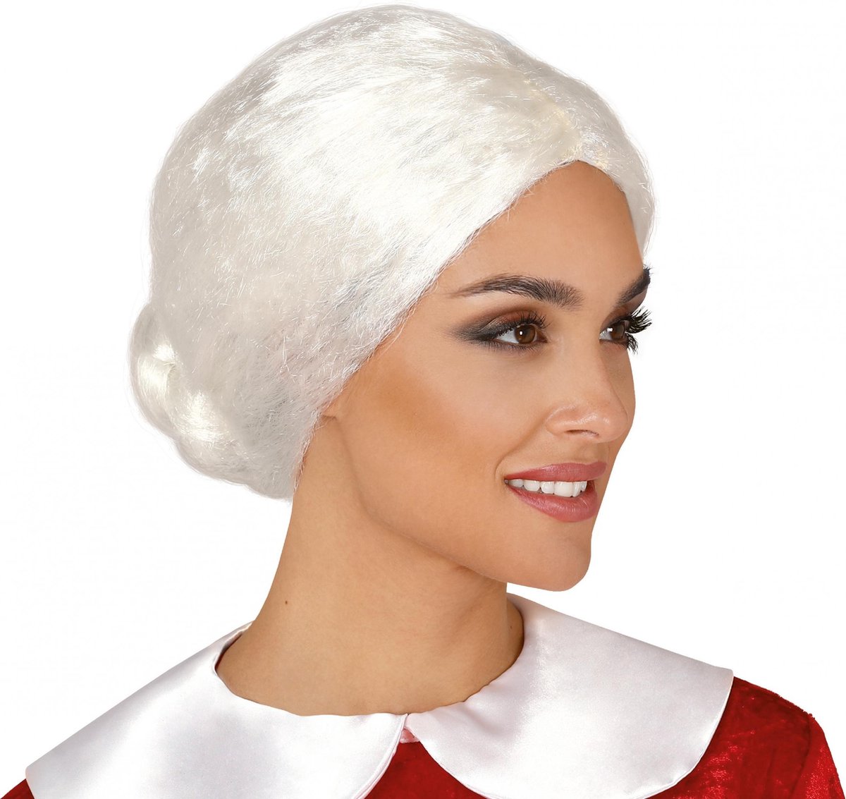 Fiestas Guirca Verkleedpruik Mrs. Claus Dames Synthetisch Blond