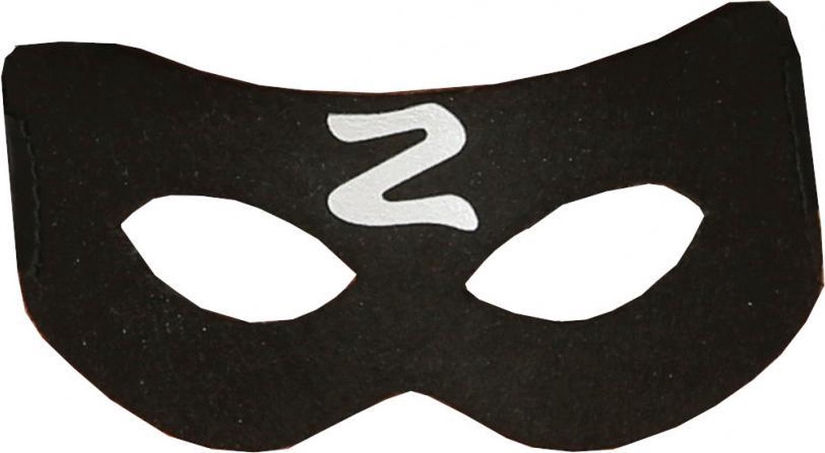 masker polyester zwart one-size