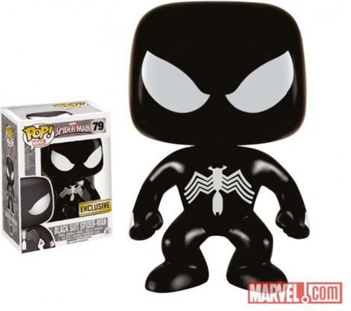 Figurines MARVEL - Bobble Head POP N� 79 - Spiderman Black Suit LIMITED EDITION