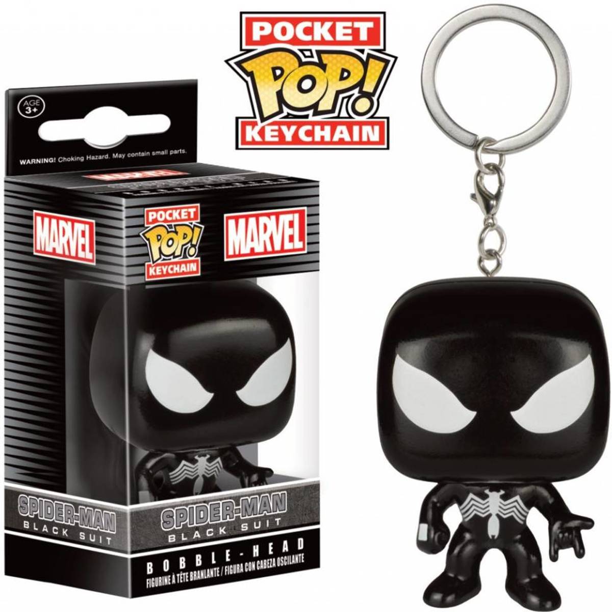 Funko: Keychains - Black Suit Spider-Man