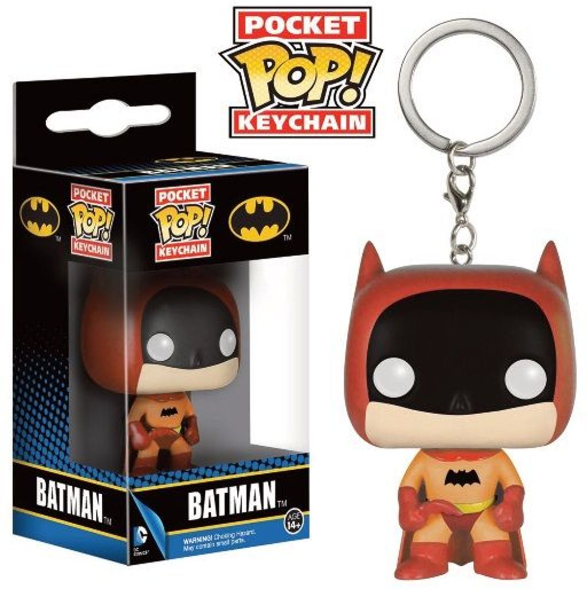 Funko: Pocket Pop Keychains Batman 75th Anni. - Orange Batman