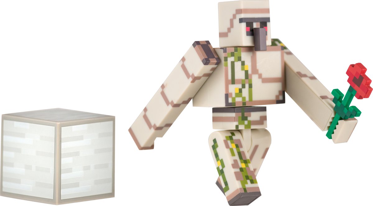 Speelfiguur Minecraft Iron Golem Met Accessoire