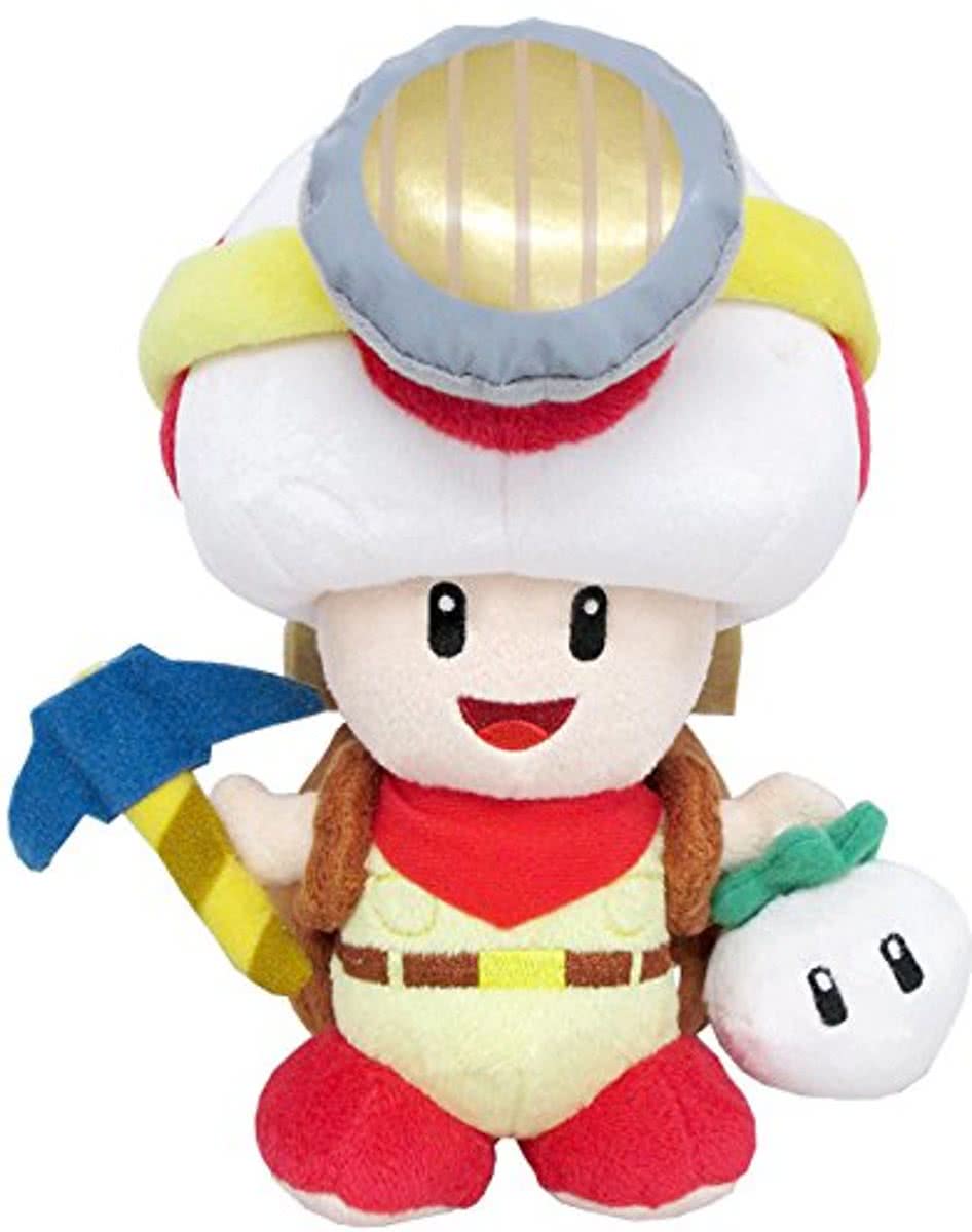 Super Mario Bros.: Captain Toad Standing 23 cm Knuffel