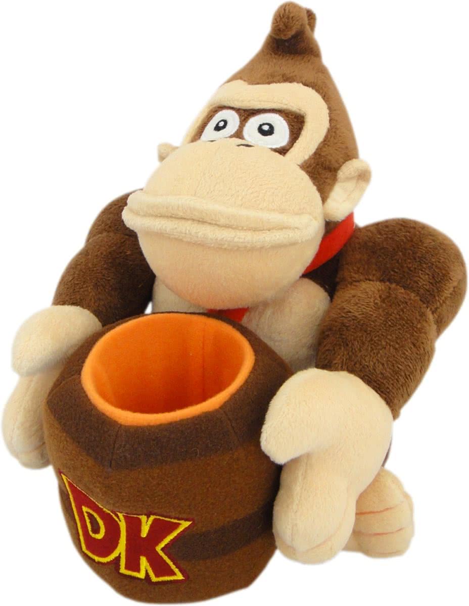 Super Mario Bros.: Donkey Kong Barrel 20 cm Knuffel