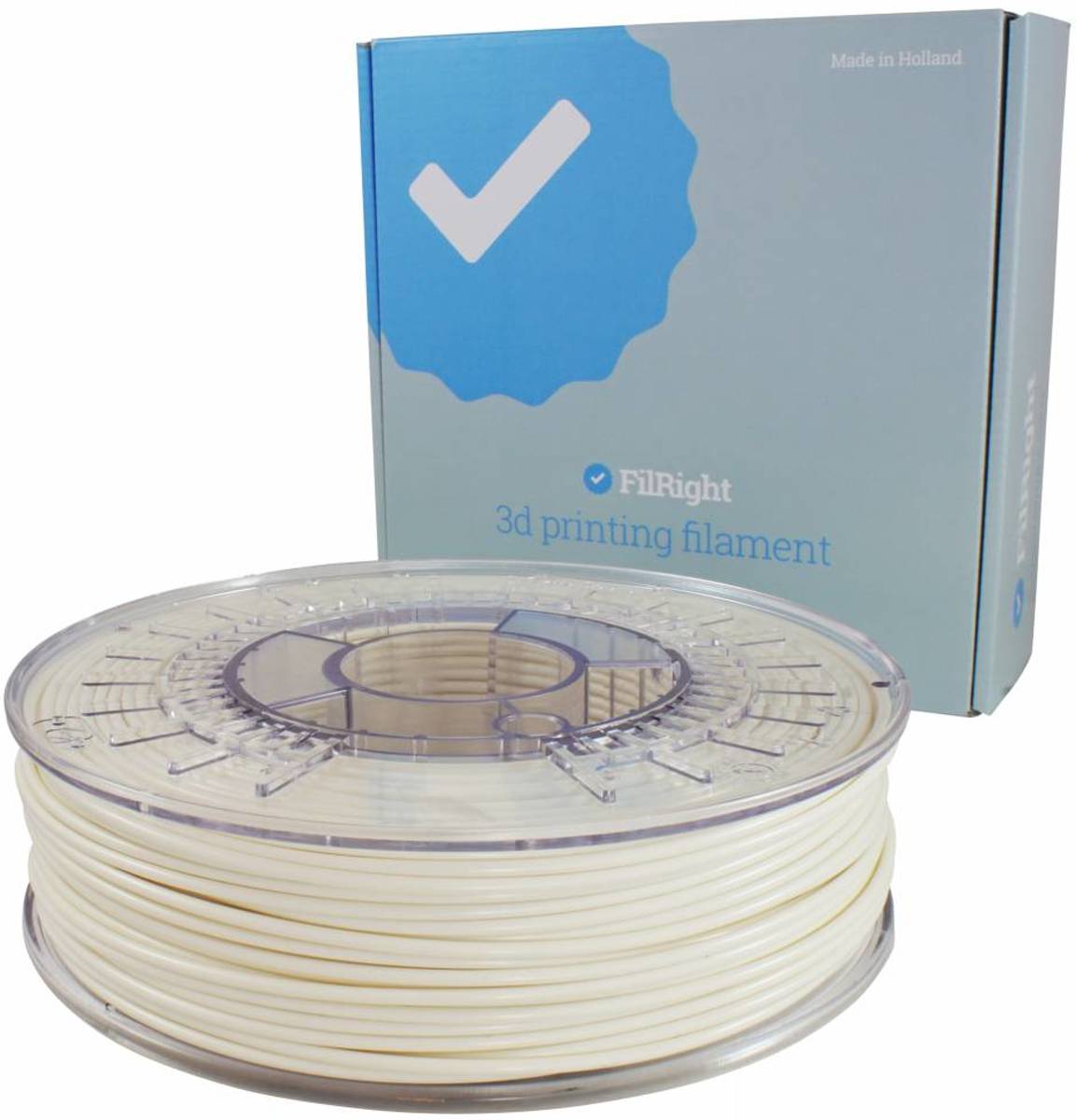 FilRight Pro PETG - 1.75mm - 750 g - Wit