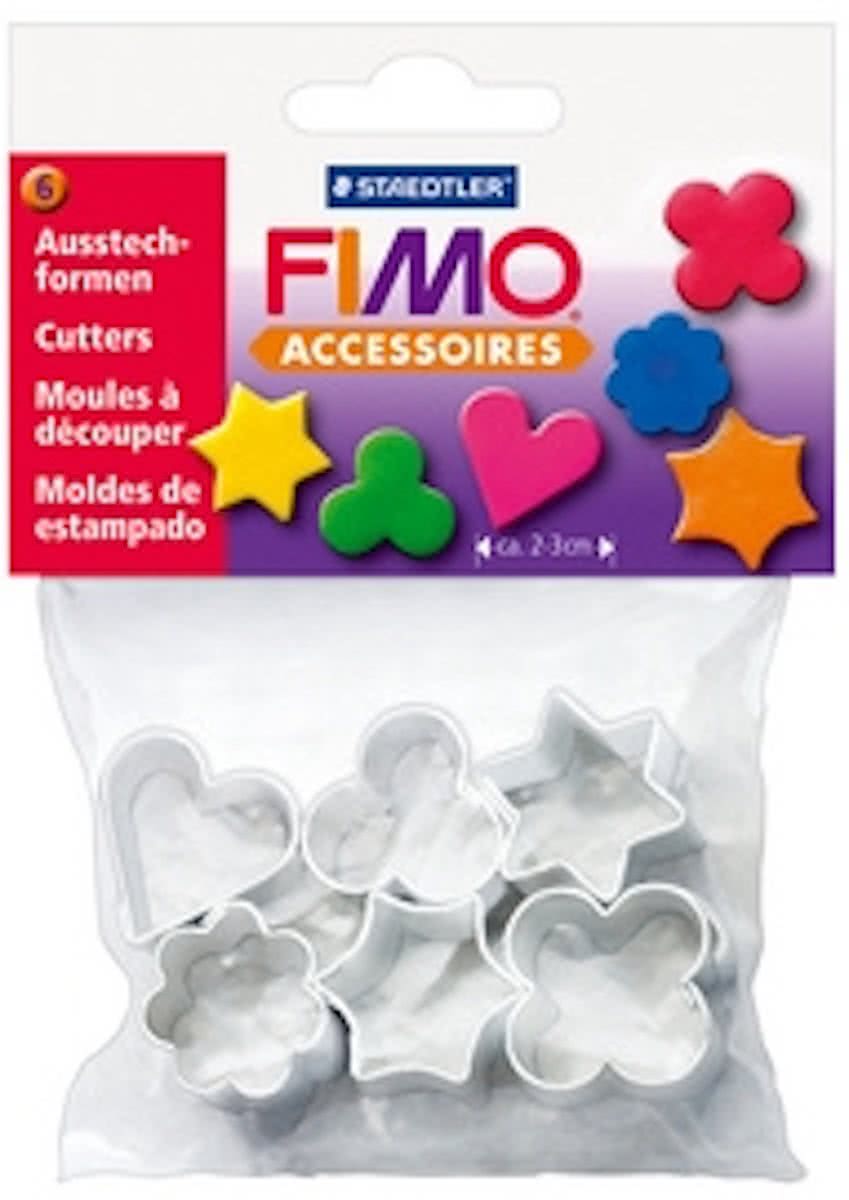 Fimo 6 Metalen Uitsteekvormen Voor Juwelen