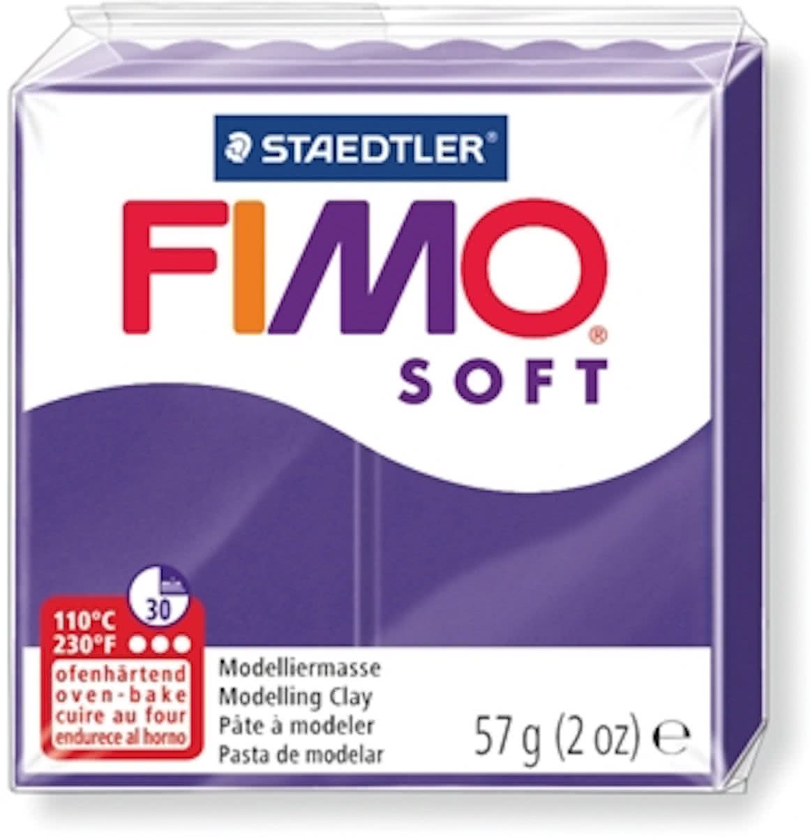 Fimo soft boetseerklei 57 g pruim