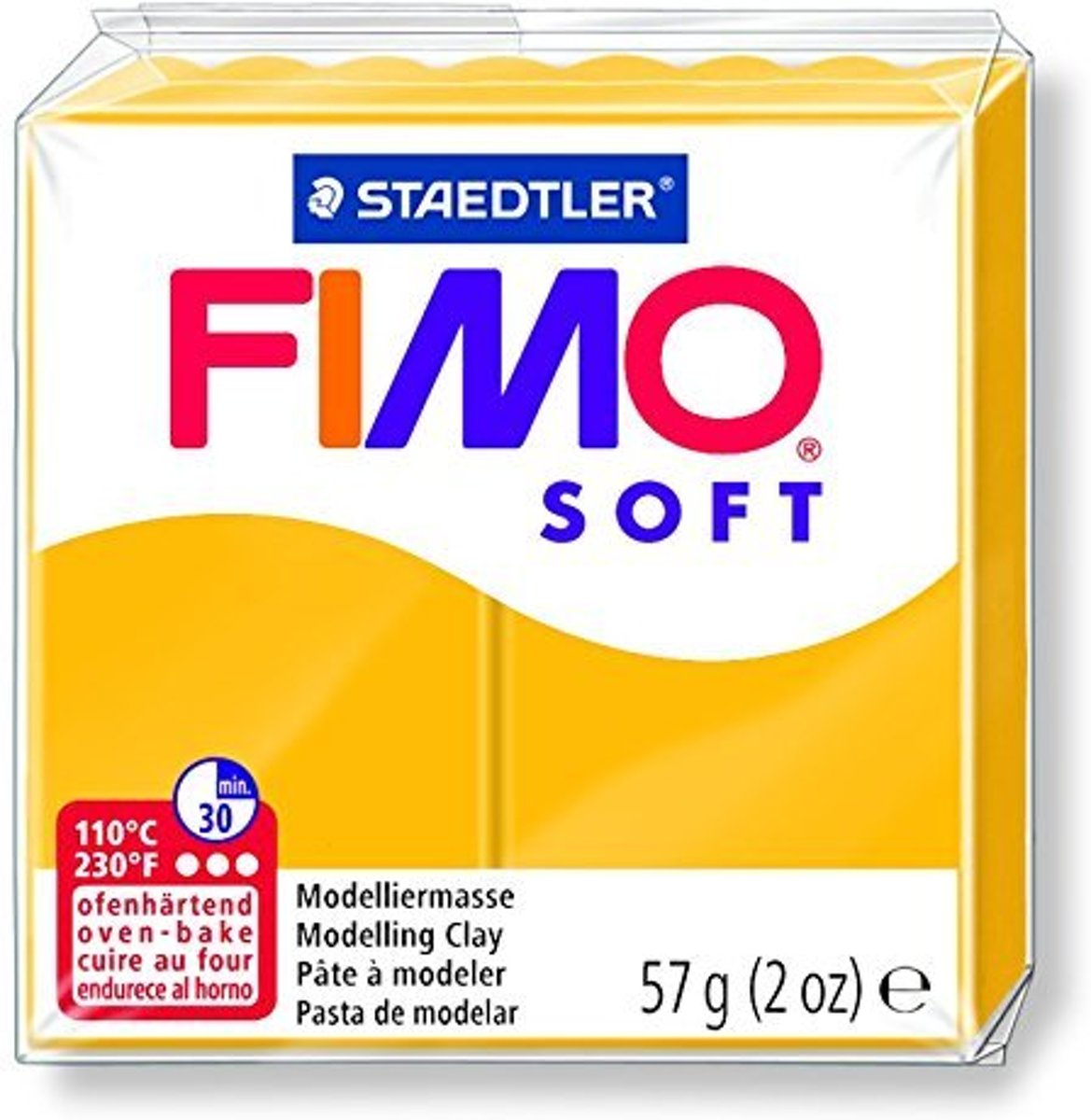 Fimo soft boetseerklei 57 g zonnegeel