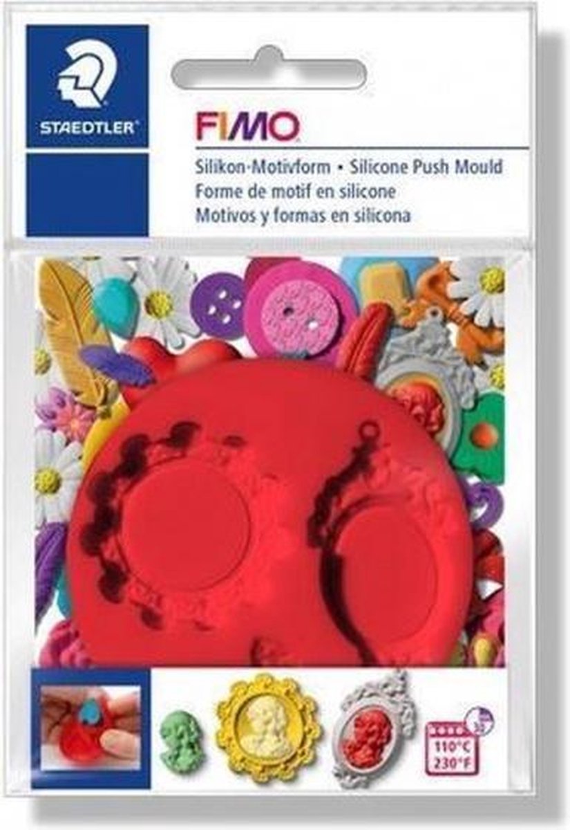 kleimal camee junior 7 cm siliconen rood