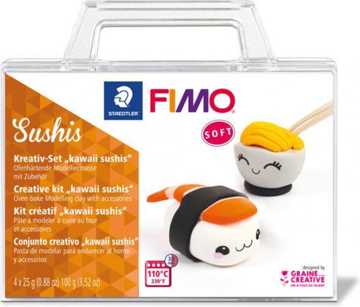 kleiset kawaii Sushi junior 9-delig