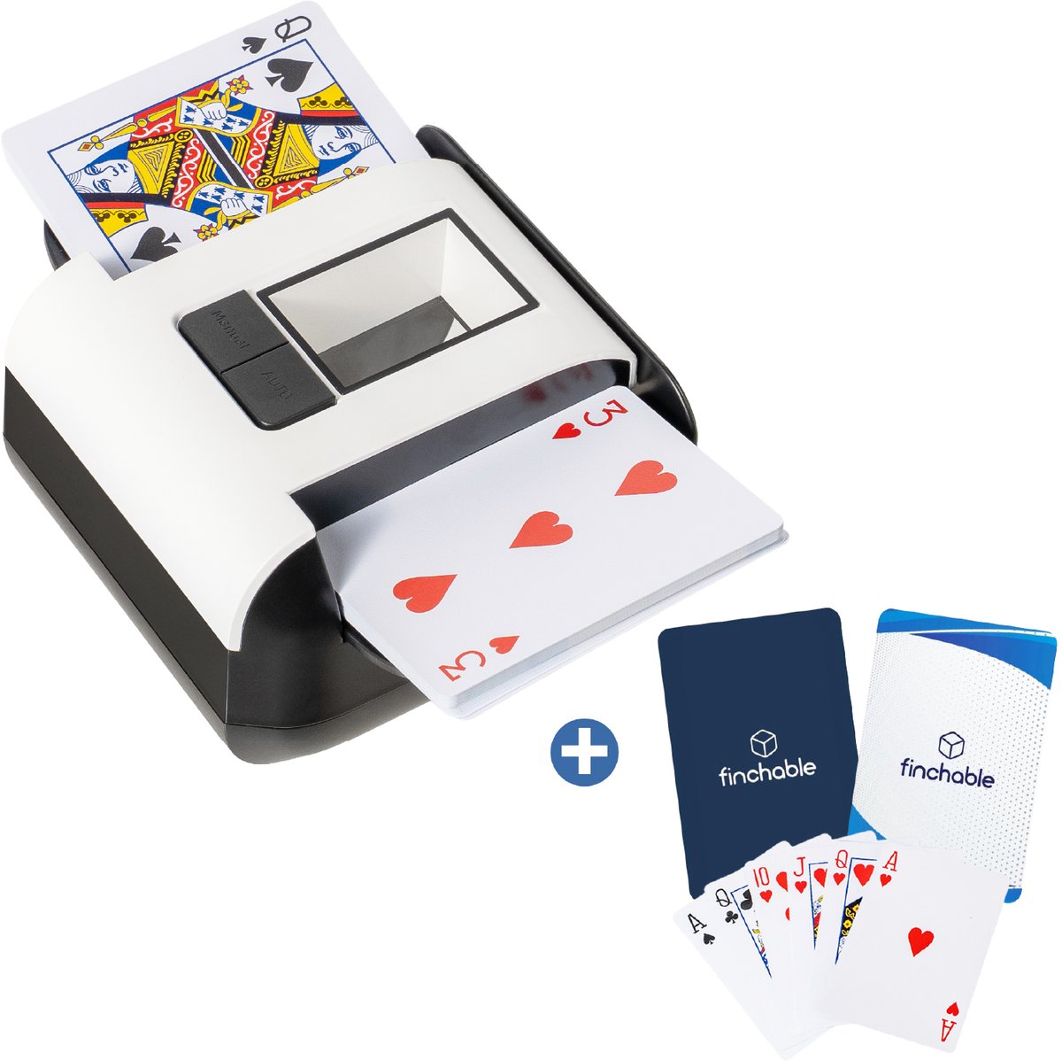  ®   met Speelkaarten – Plastic Kaartspel - 2 Decks Kaarten - Poker