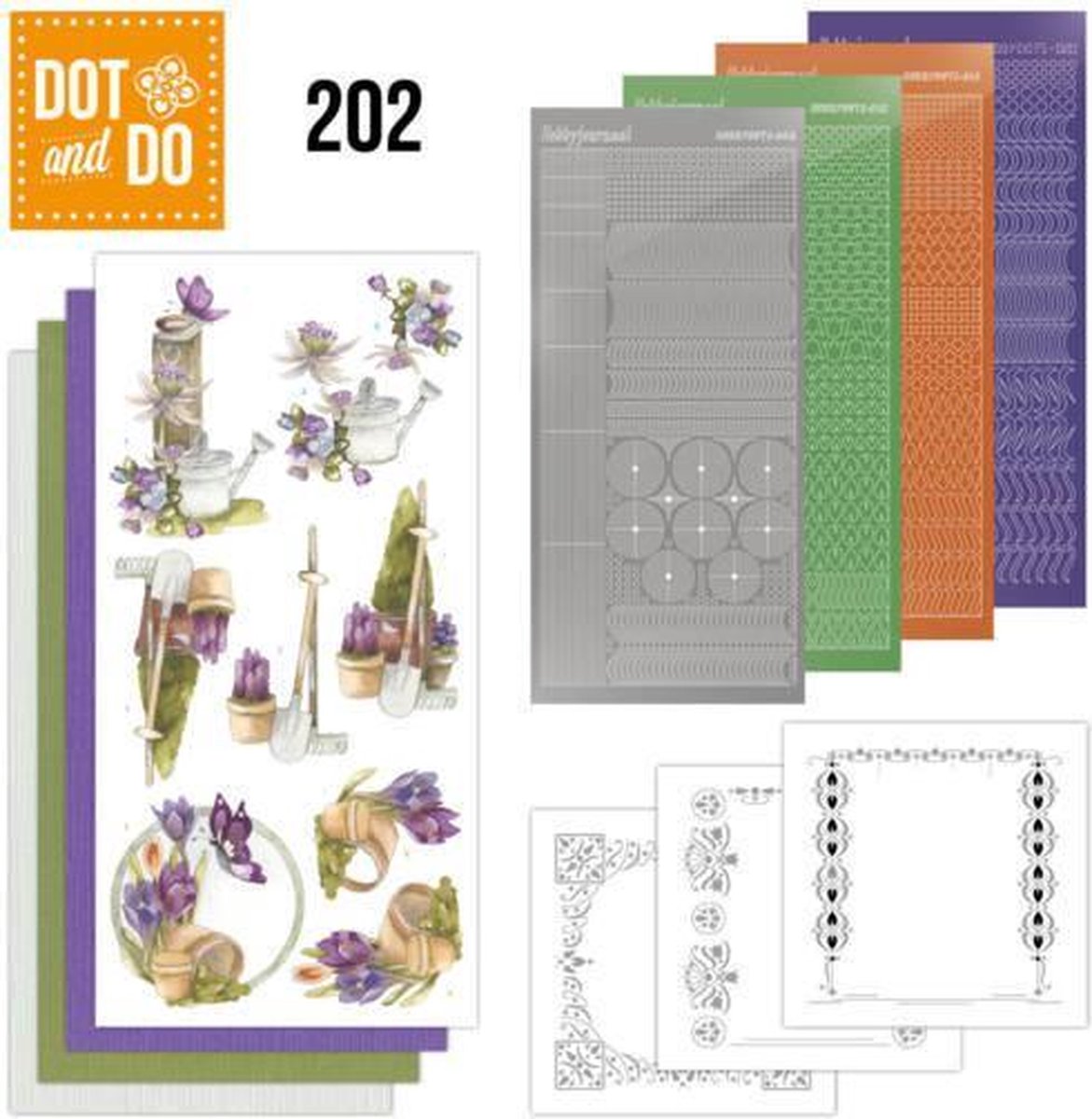 Dot and Do 202 - Precious Marieke - Beautiful Garden - Butterfly