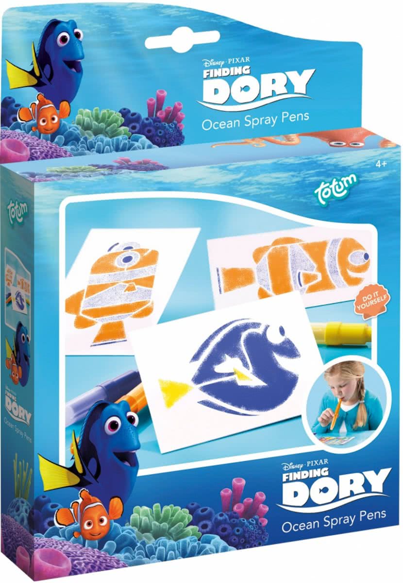 Disney Finding Dory Ocean Spraypens - blaaspen schilderijtjes maken