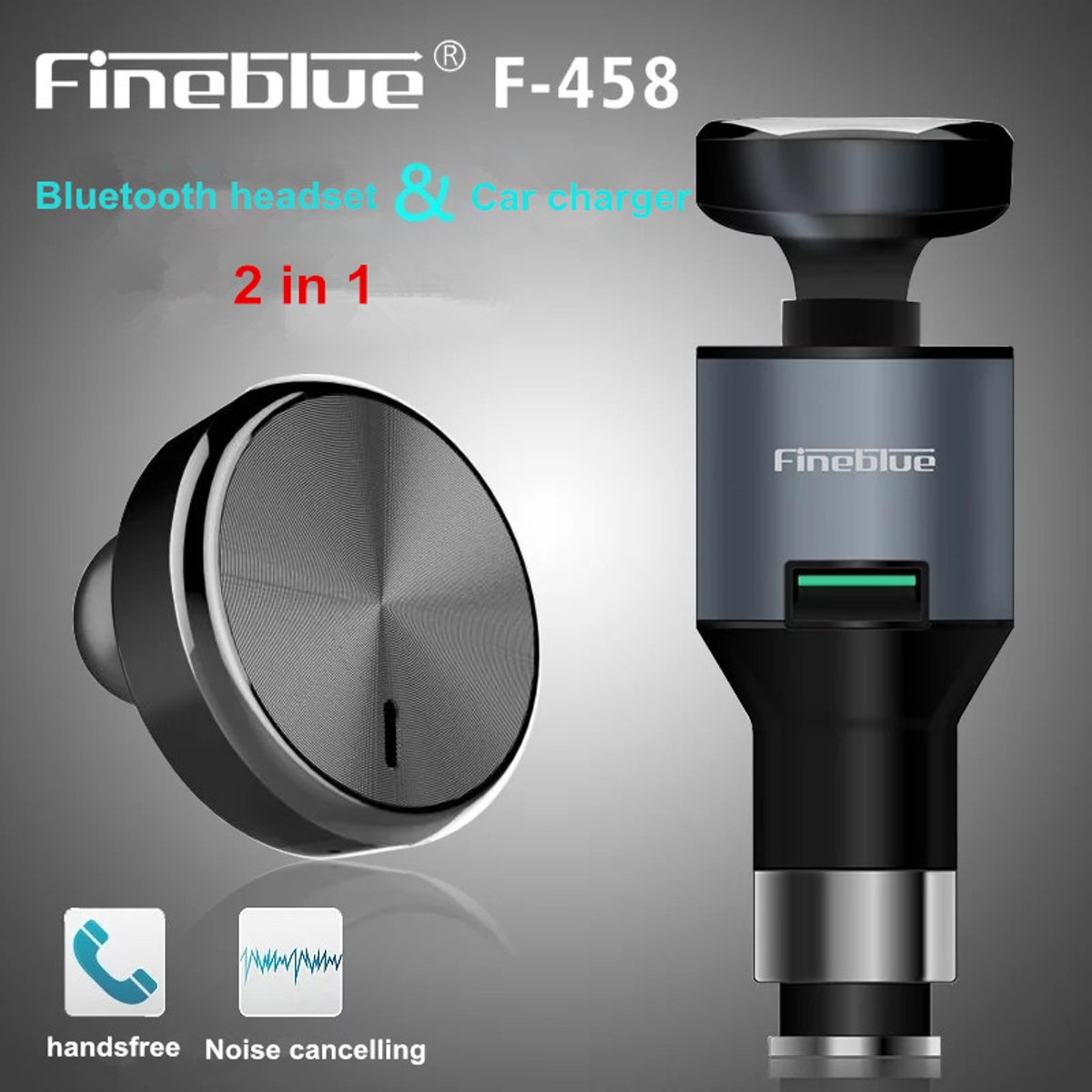 Fineblue 2in1 Car Charger