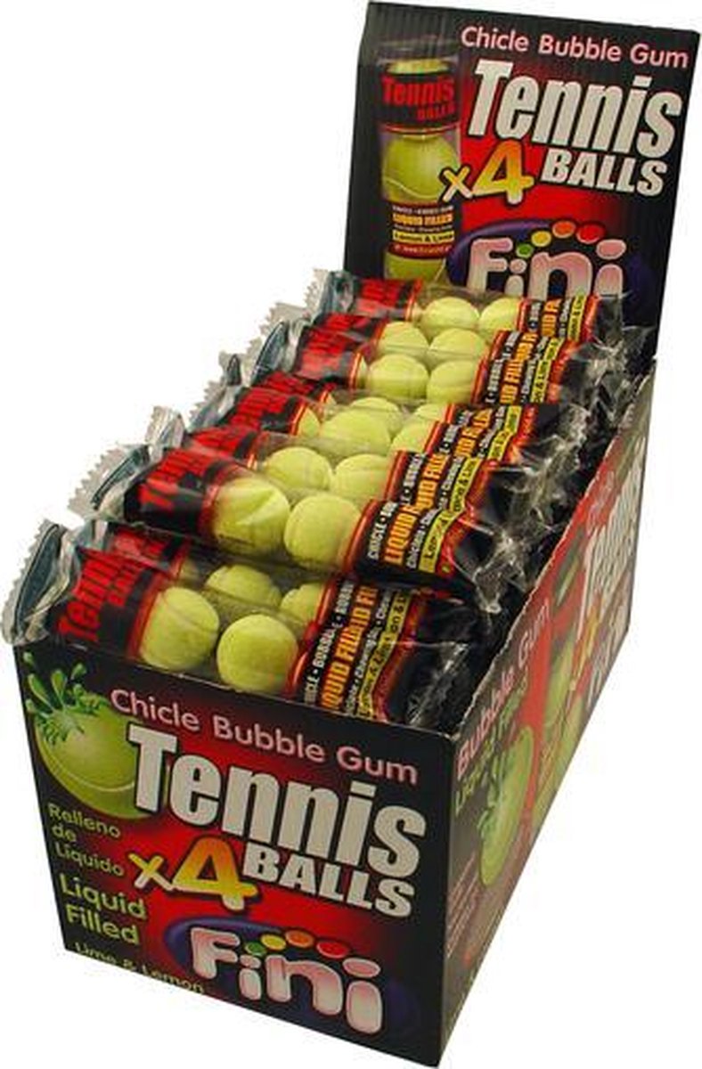 Tennisballs - Bubble Gum - 4-pack - 50 stuks