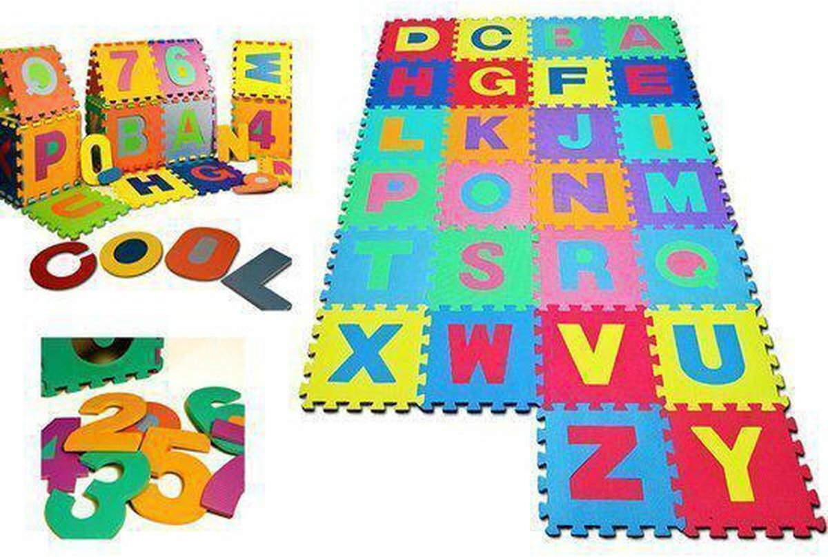 Puzzelmat - 36 delig - speelmat foam - Speelkleed baby ( 78x78cm)