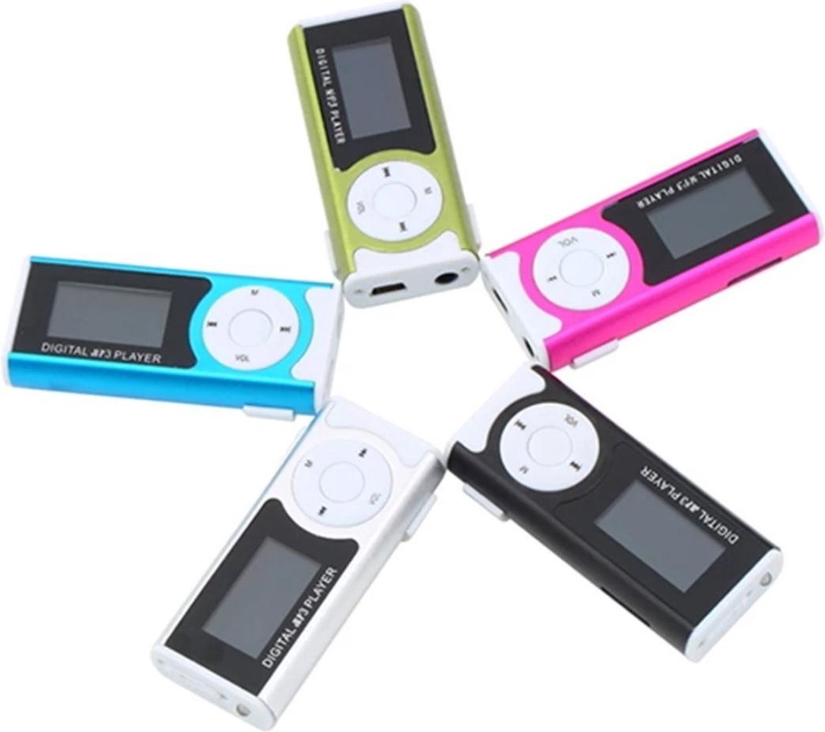 Finnacle - MP3 Speler en recorder - Met zaklamp - SD Card max 32GB
