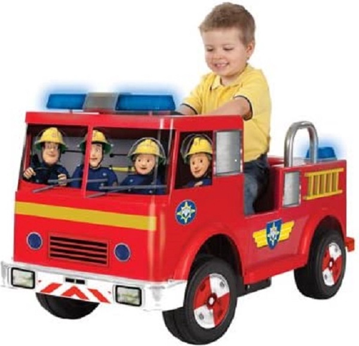 Brandweerman Sam 12V Accuvoertuig Jupiter Ride On Brandweerwagen