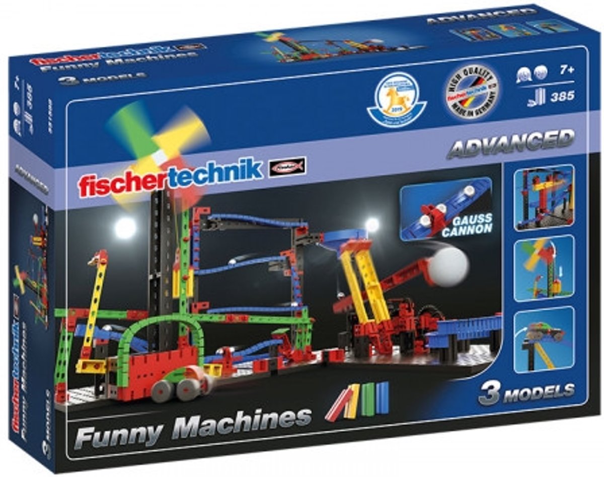 Bouwpakket Fischertechnik Advanced Funny Machines - Kettenreaktion 551588 Vanaf 7 Jaar