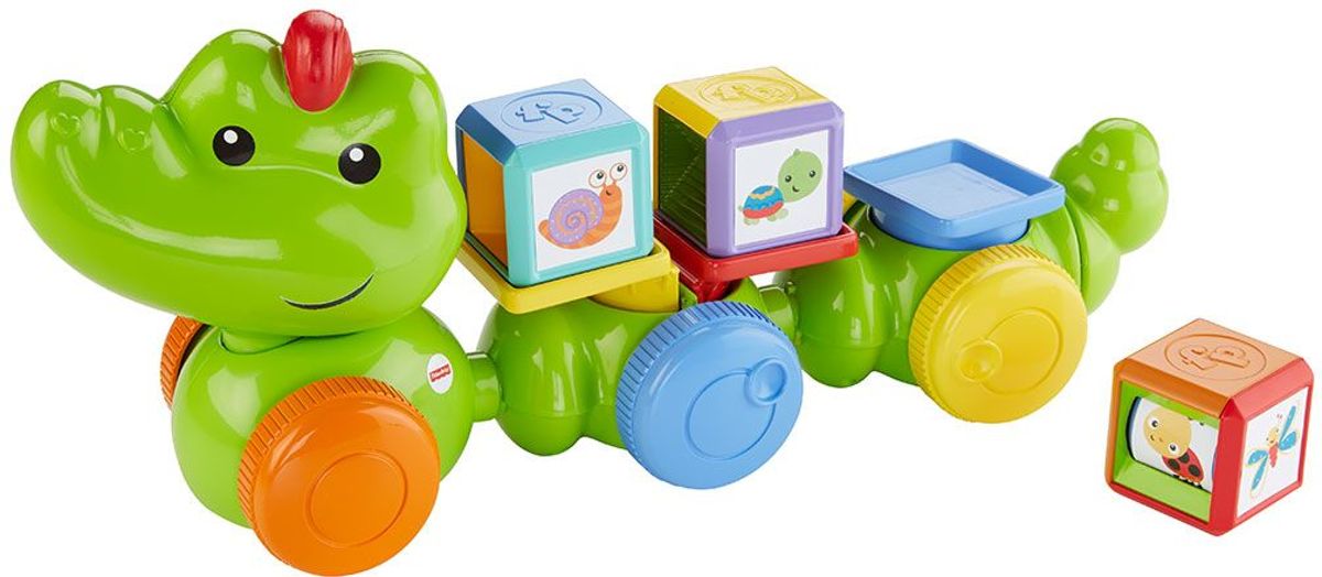 Blokken krokodil Fisher-price