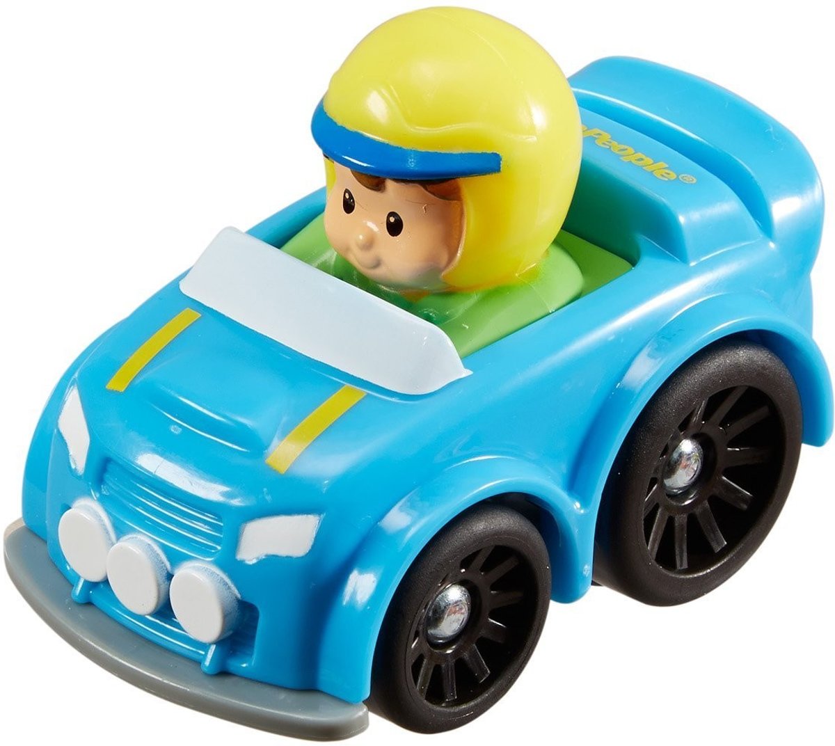 FISHER - PRICE LITTLE PEOPLE WHEELIES - BLUE CAR BOY (Y3702)