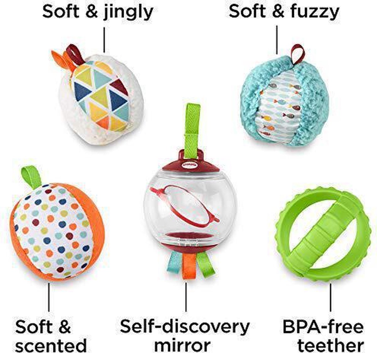 Fisher-Price - Five Senses Activity Balls (FXC32)