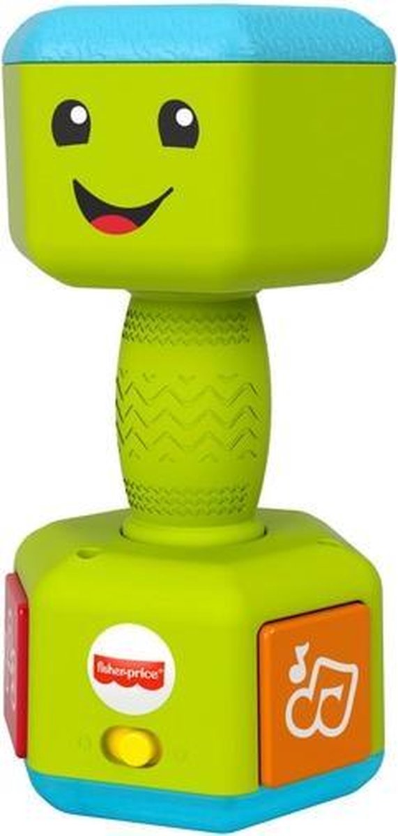 Fisher-Price - Laugh & Learn - Dumbbell voor Kinderen - Speelset voor kinderen - Speelgoed voor Kinderen - Fisher-Price spelend Sporten