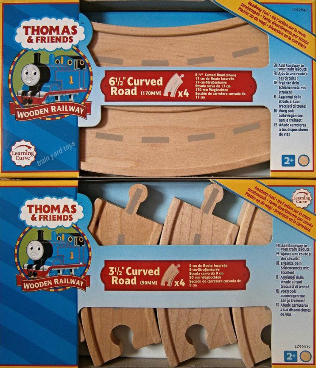 Fisher-Price - Thomas De Trein Houten Spoorbaan Wegbochten