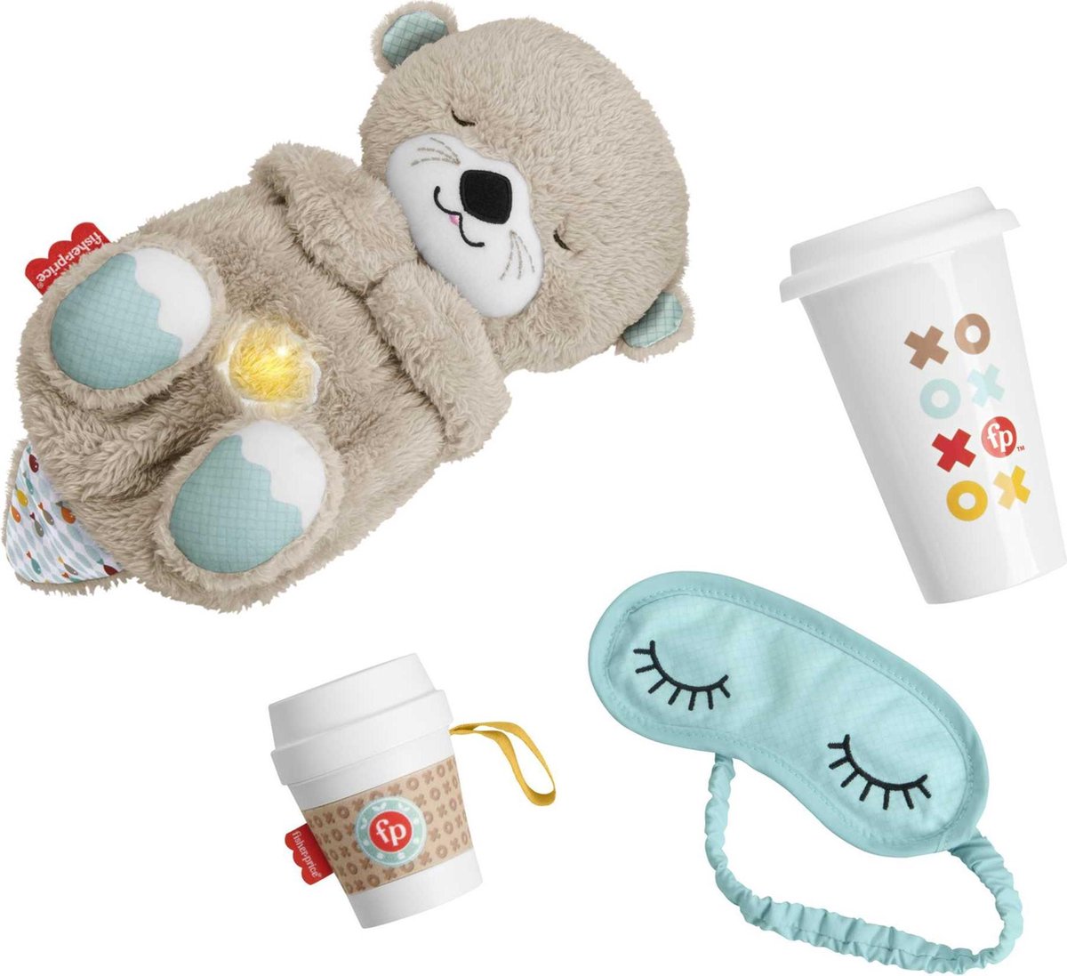 Fisher-Price Bedtijd Otter Slaap en Drink set