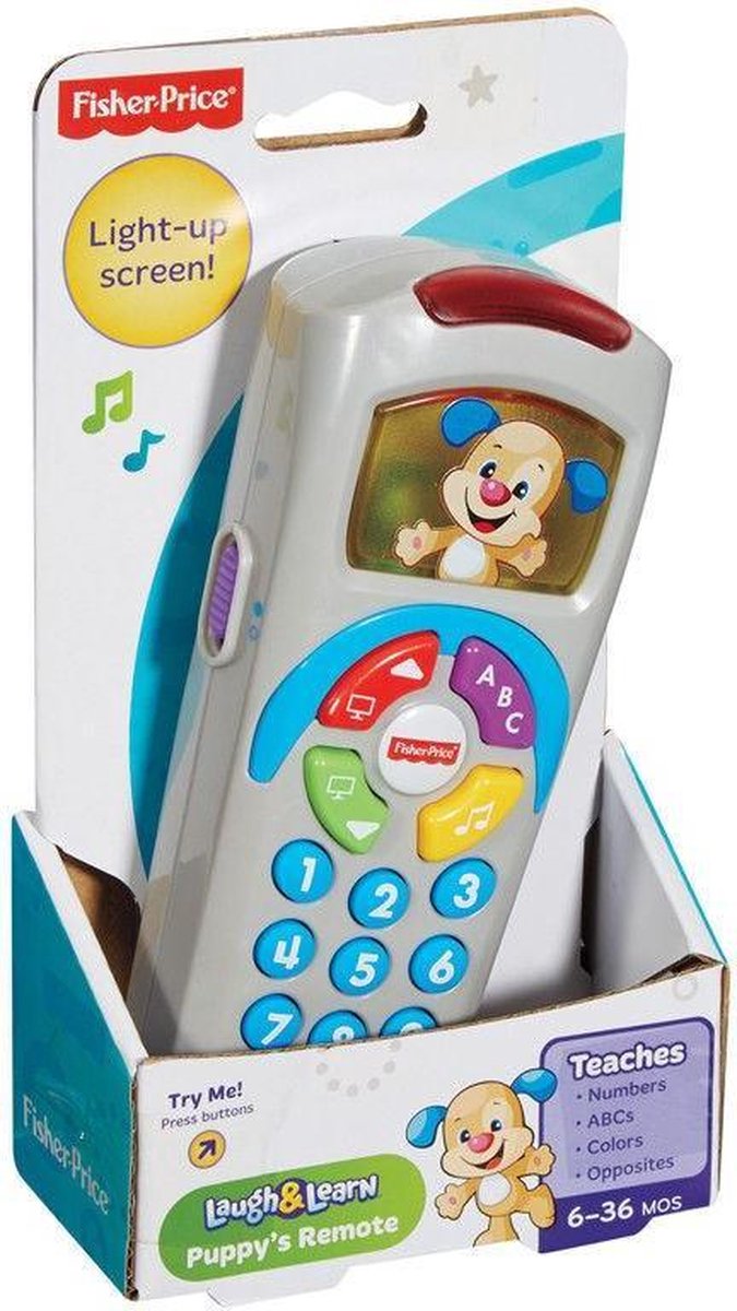 Fisher-Price Lach & Leer Puppy Slimme Etappes Afstandsbediening