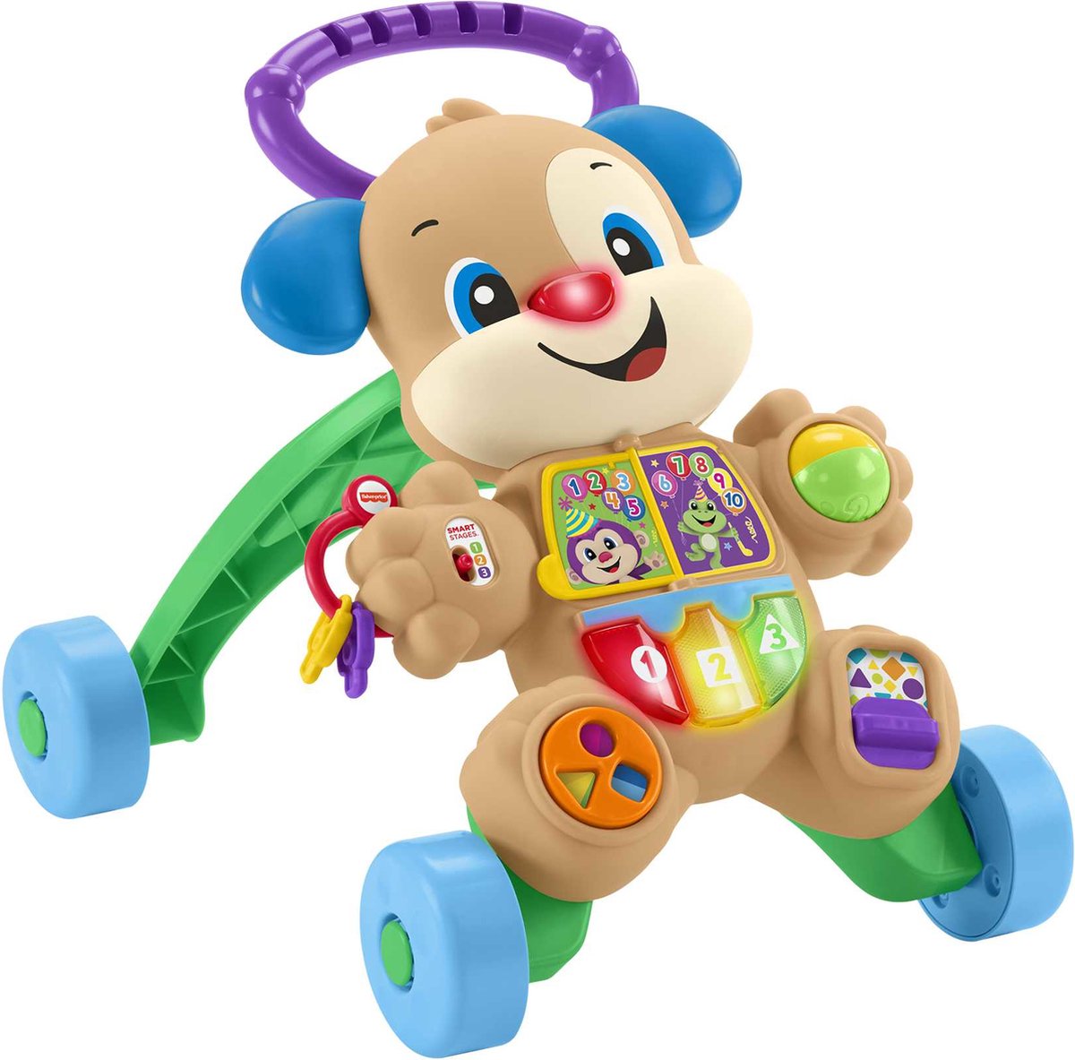 Fisher Price Lach En Leer Smart Stages - Leer Met Puppy Walker -  