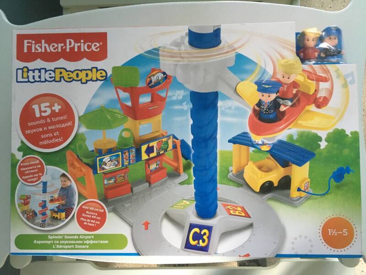 Fisher Price Little People Spinnin Sounds Airport