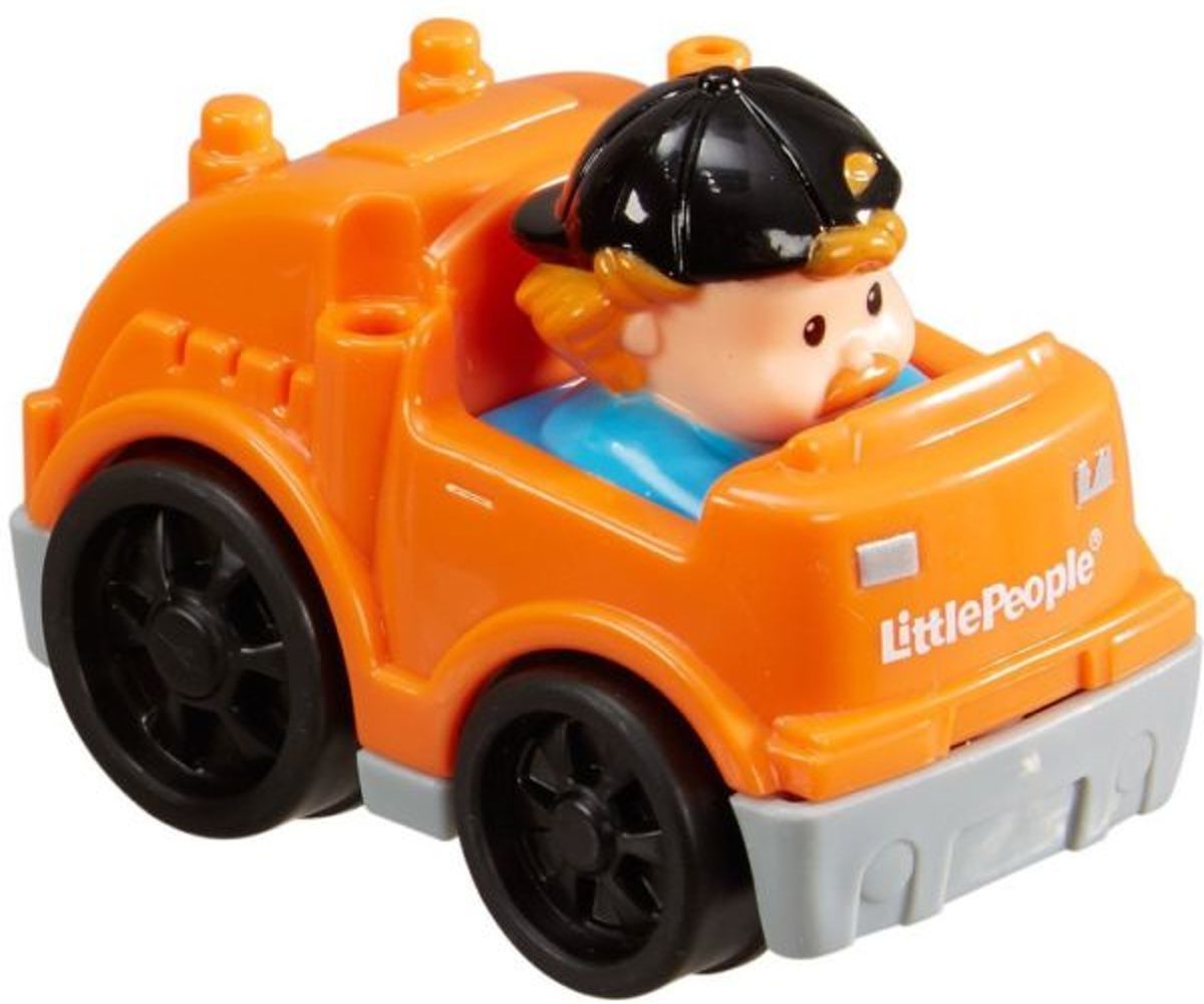 Fisher-Price Little People Wheelies Oranje recycle truck