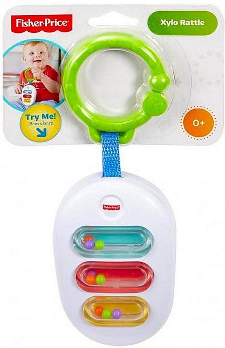 Fisher Price Rammelaar Xylofoon met Bijtring en Geluid