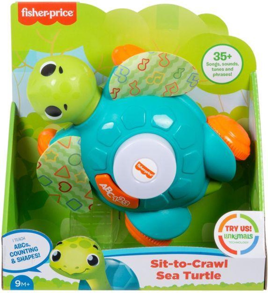 Fisher Price Sit-to-Crawl Zeeschildpad