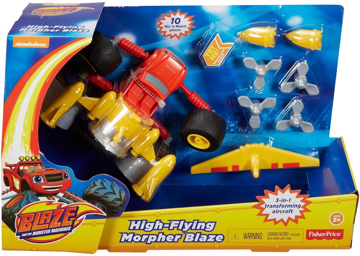 Fisher Price Vliegende Morpher Blaze - Rood