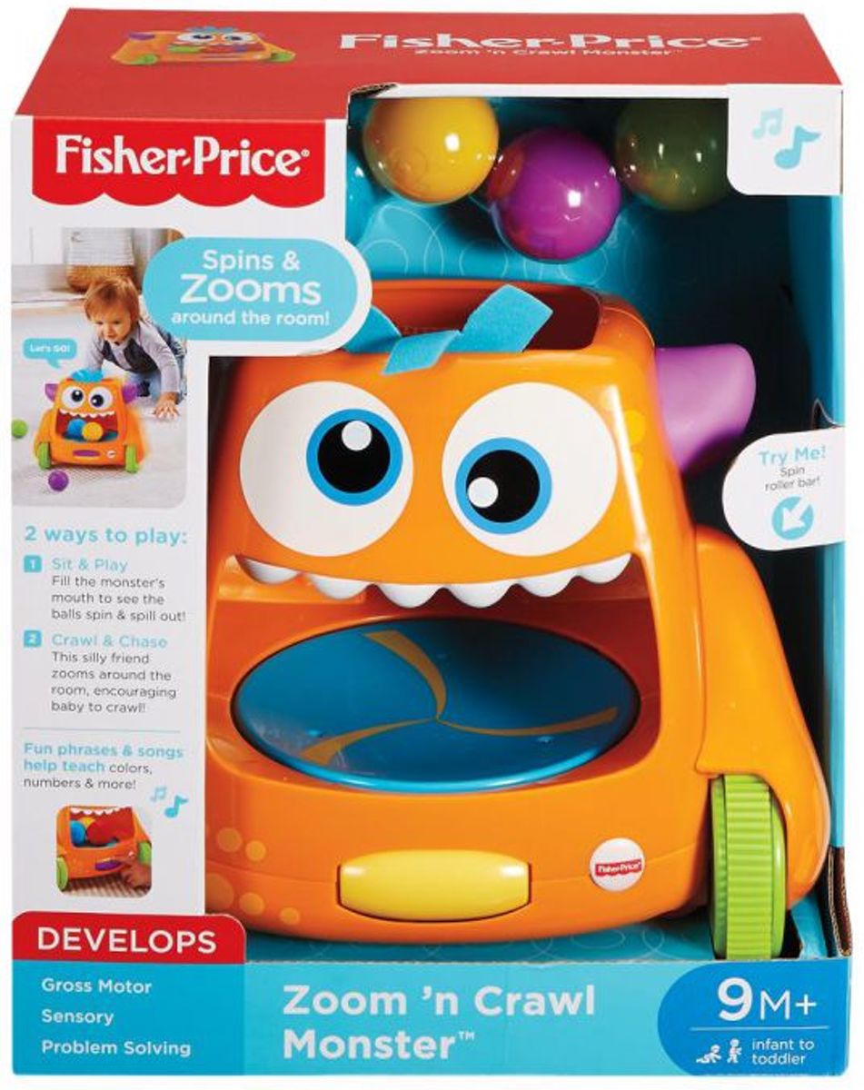 Fisher Price ZOOM N CRAWL MONSTER