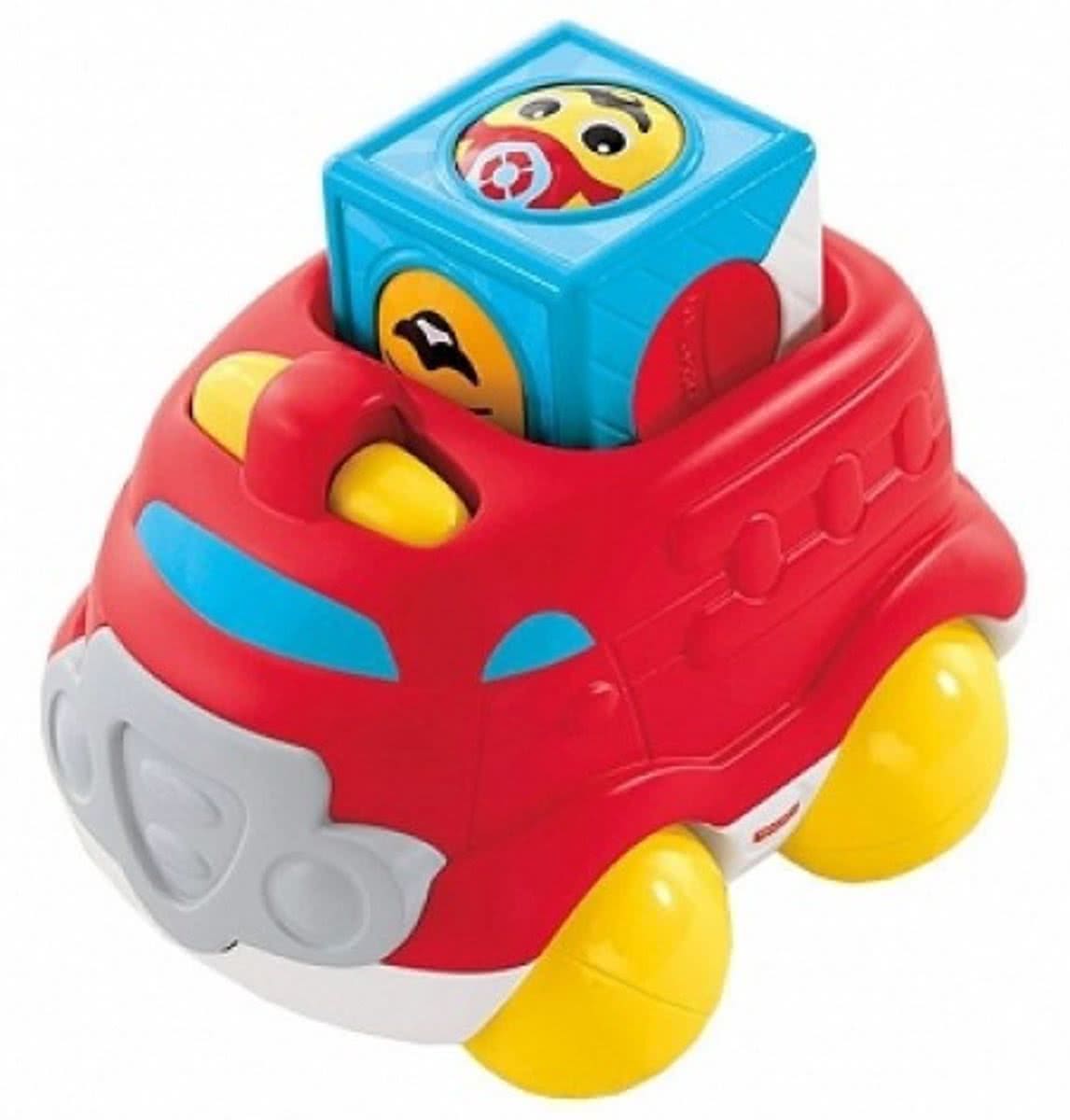 Fisher-price Rolblok Voertuig Auto Rood 14 Cm