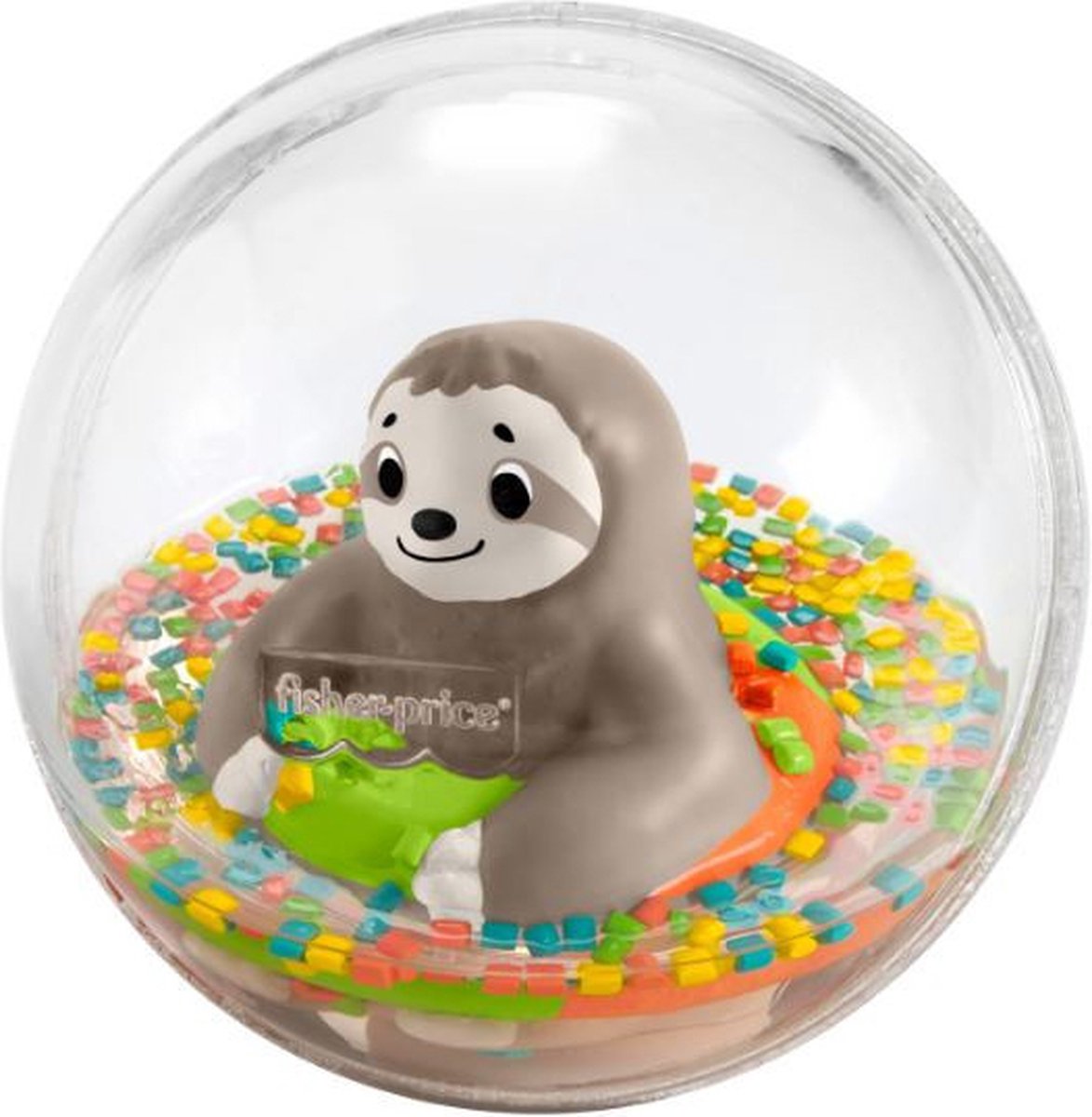 Fisher-price Waterbal Luiaard 10 Cm Bruin/transparant