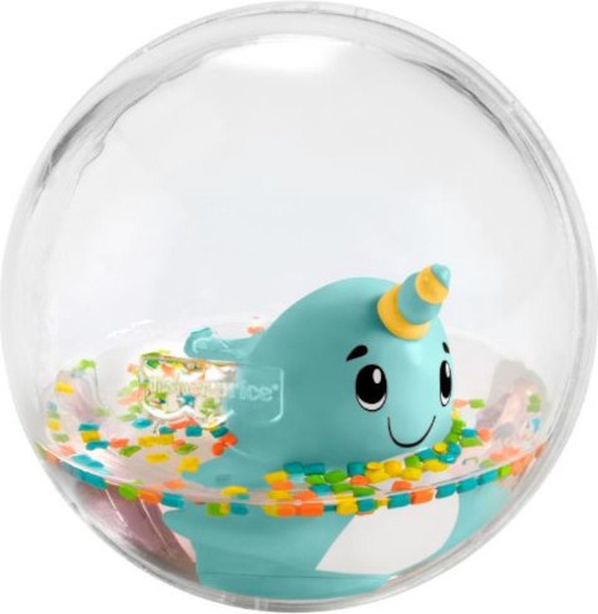 Fisher-price Waterbal Narwal 10 Cm Groen/transparant